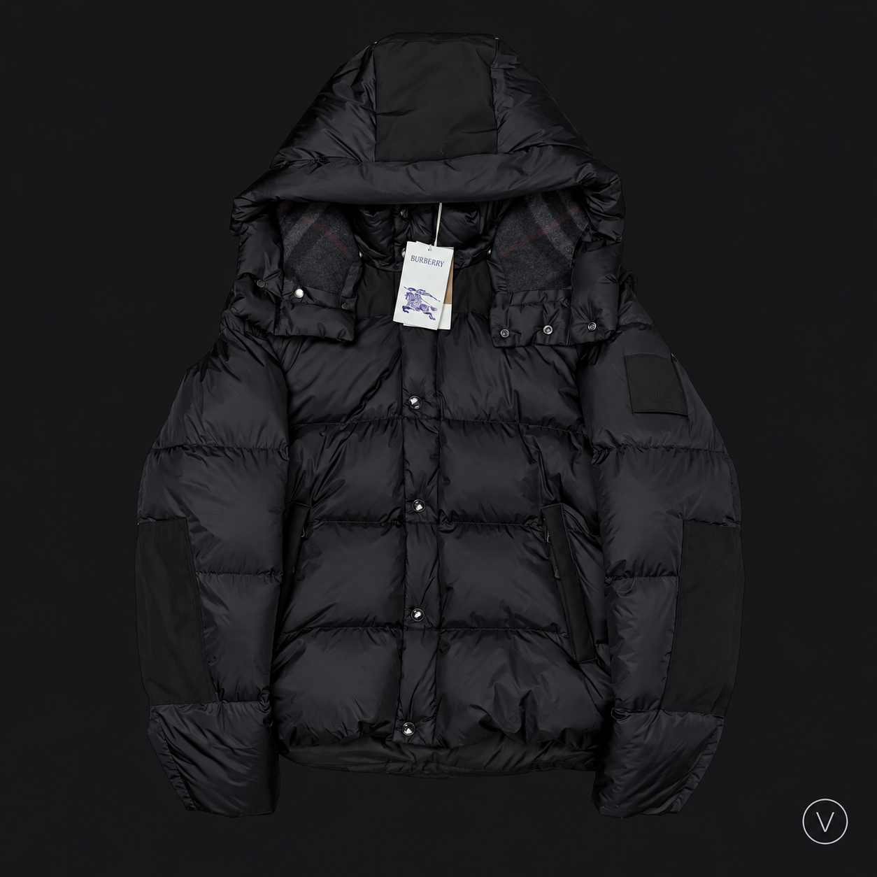 Burberry Leeds Puffer · Black